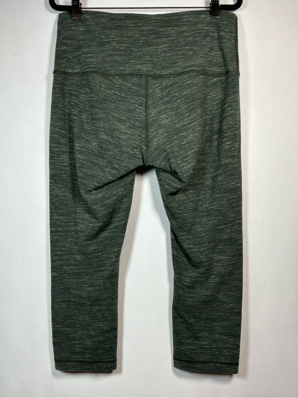 lululemon athletica Heathered Olive High-Rise Cropped Leggings - Picture 3 of 7